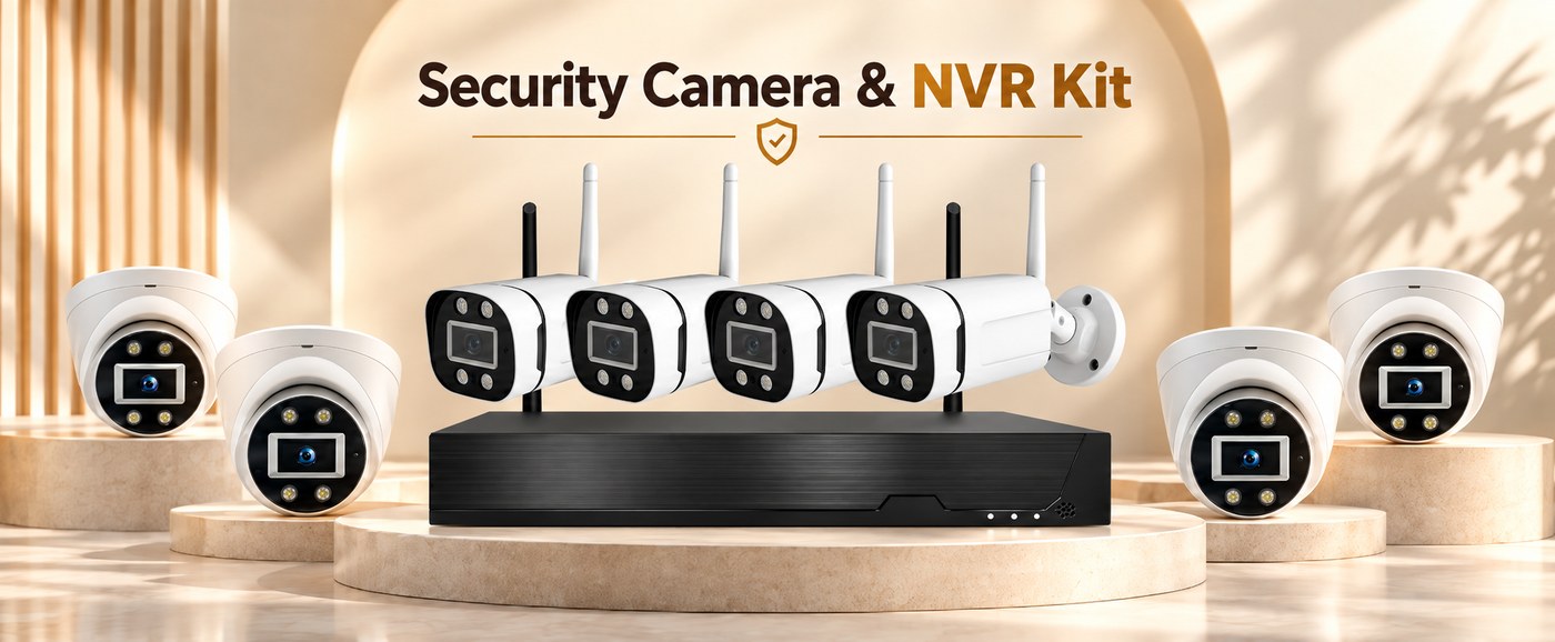 AI Security Camera & NVR Kit