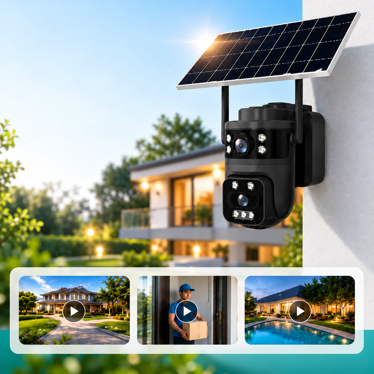 AOV-PT65-4G-3MP — AOV 4G 太阳能安防摄像头，产品视图 3